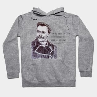 Friedrich Nietzsche quote about perspective Hoodie